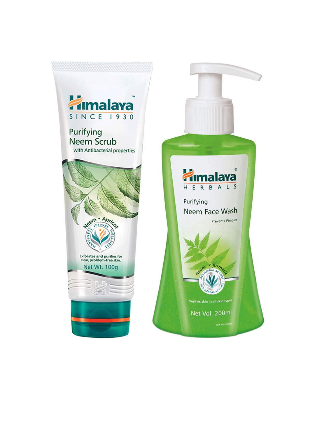 

Himalaya Set of Purifying Neem Face Wash & Face Scrub, Green