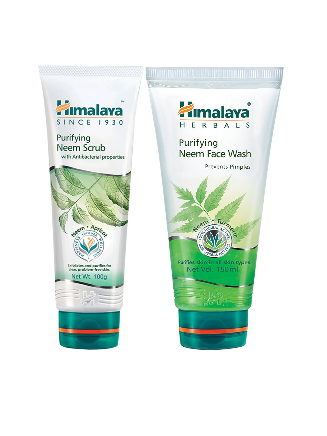 

Himalaya Set of Purifying Neem Face Wash & Face Scrub, Green