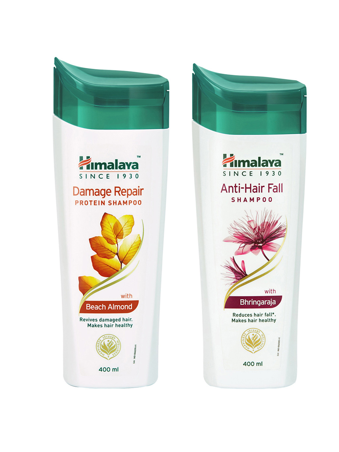 

Himalaya Set of 2 Shampoo - Damage Repair & Anti-Hair Fall, White