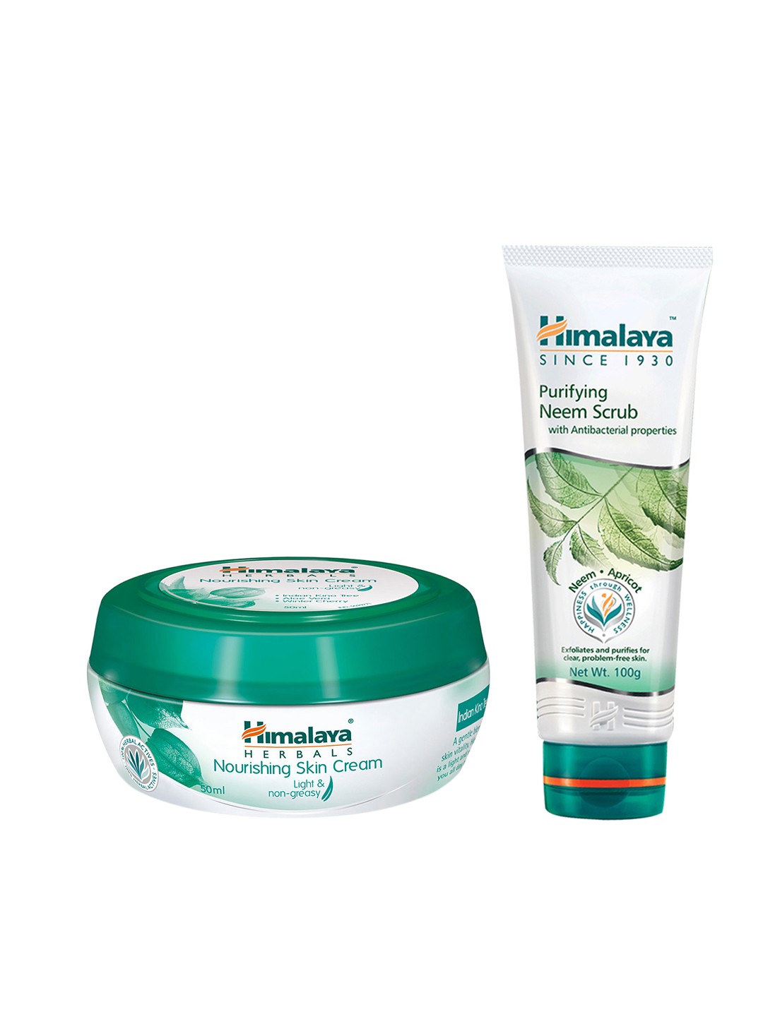 

Himalaya Set of Purifying Neem Scrub & Nourishing Skin Cream