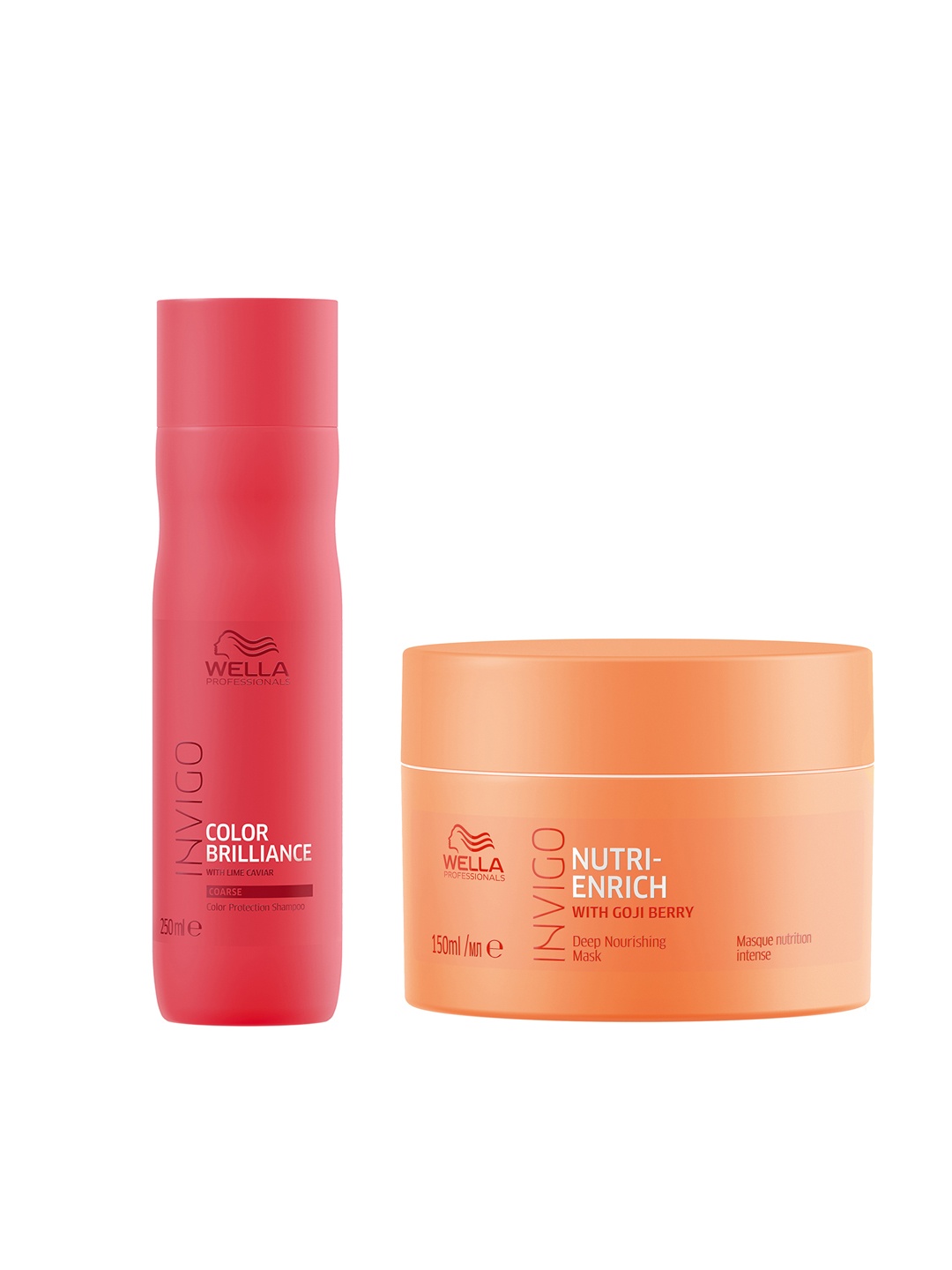 

WELLA PROFESSIONALS Set of INVIGO Color Brilliance Shampoo & Deep Nourishing Mask, Red