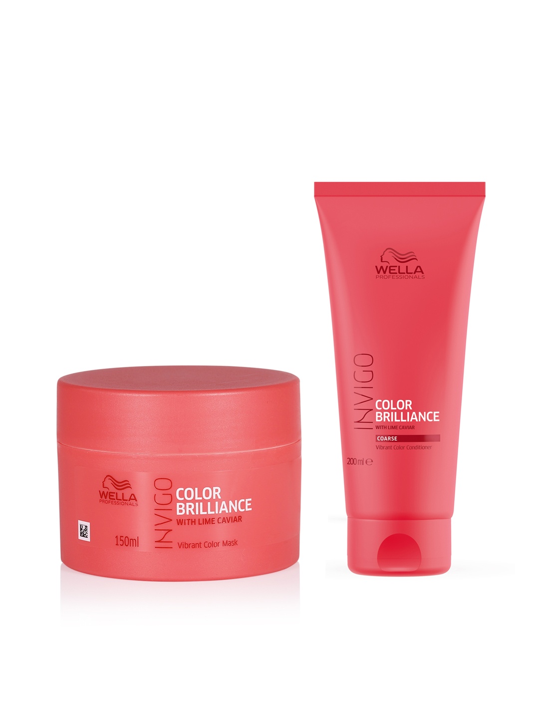 

WELLA PROFESSIONALS Invigo Color Brilliance Conditioner & Color Hair Mask Combo, Red