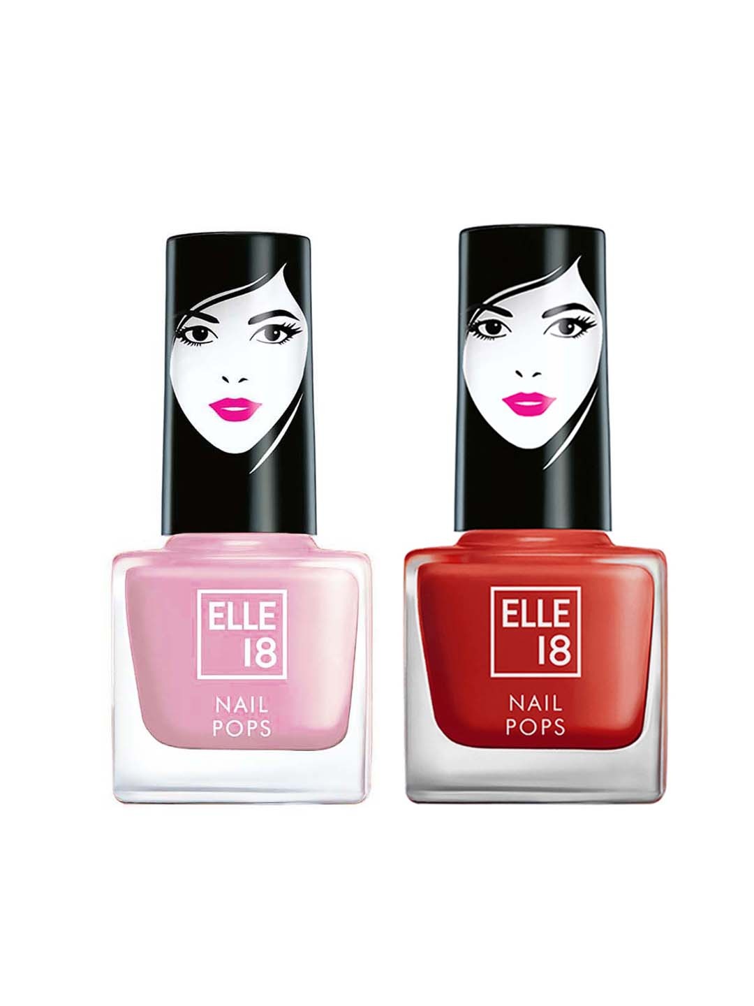 

ELLE 18 Pink Set of 2 Nail Polish