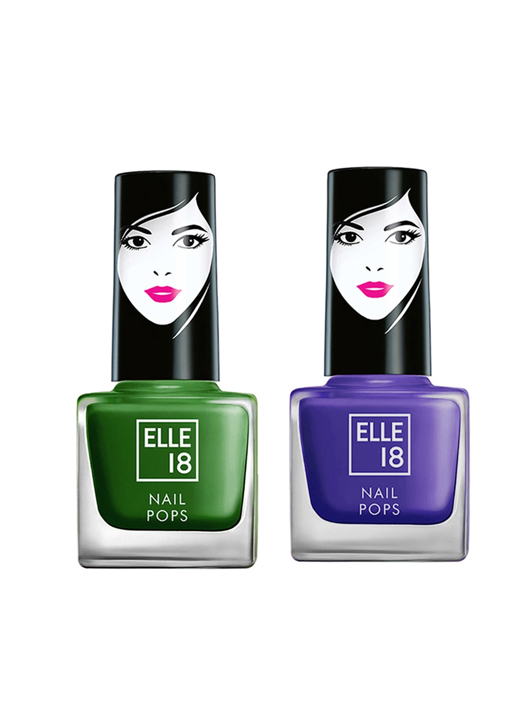 

ELLE 18 Nail Pops Nail Color Combo 157 - 163, Green