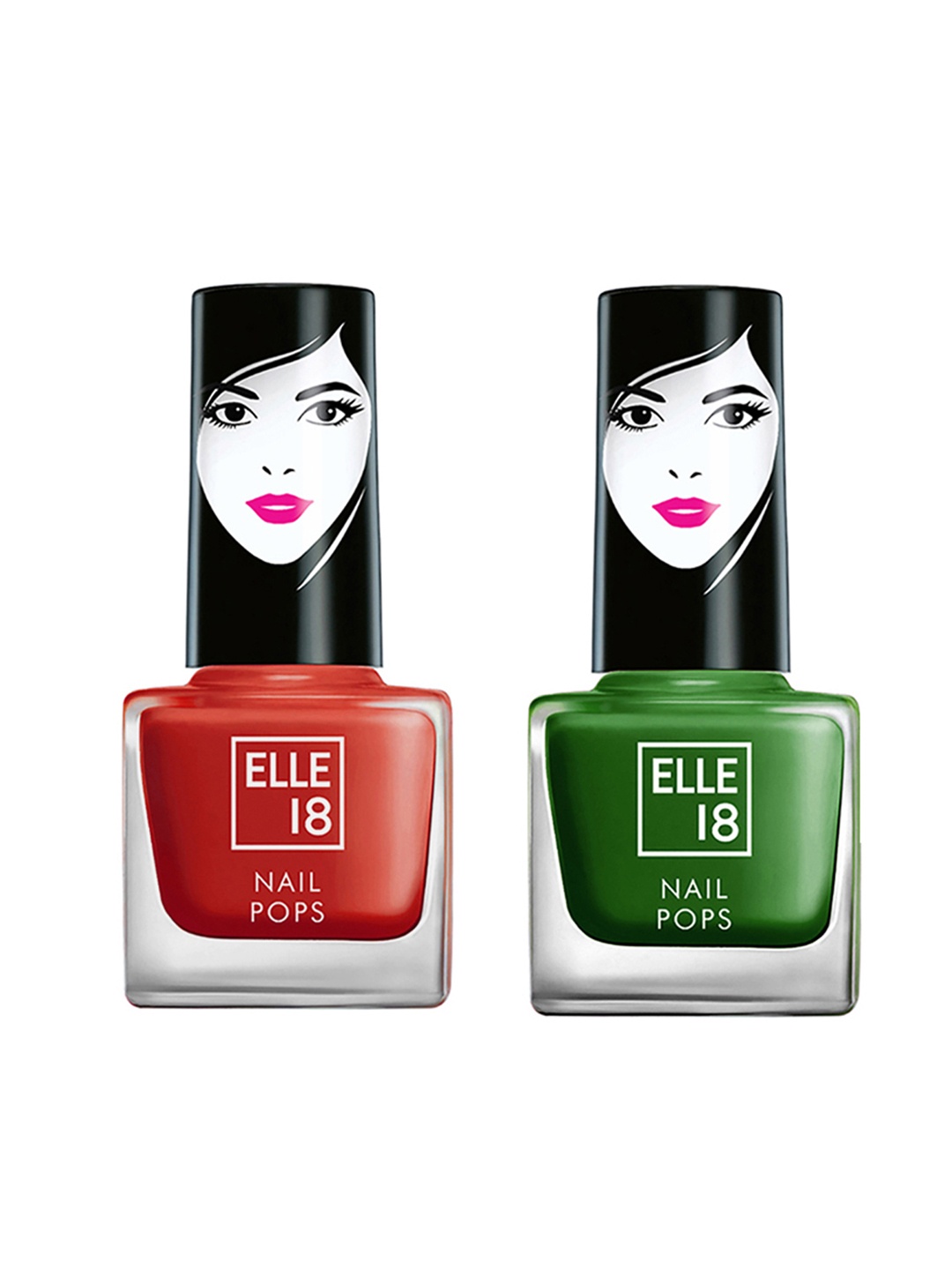 

ELLE 18 Green Set of 2 Nail Polish
