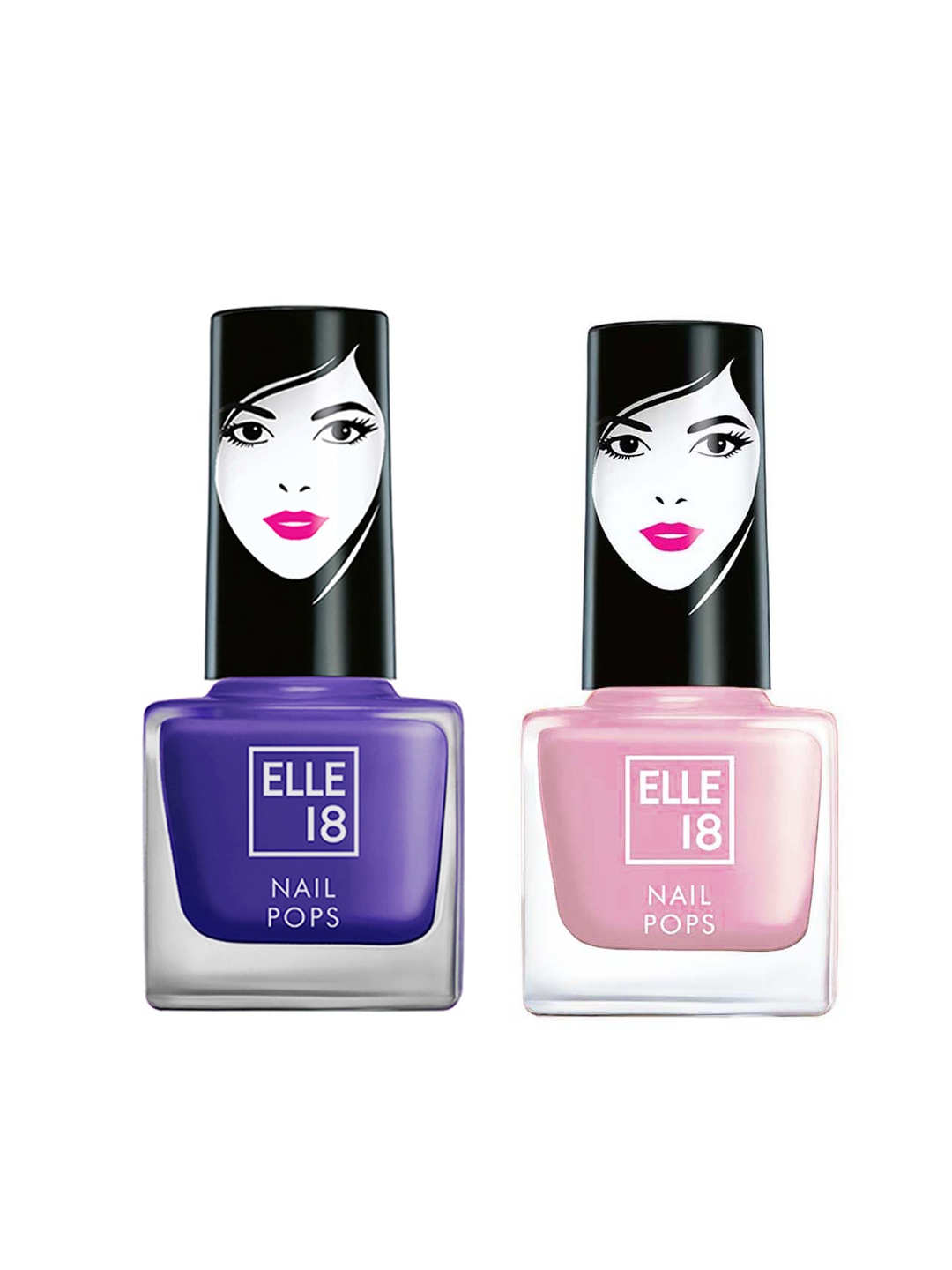 

ELLE 18 Nail Pops Nail Color Combo 163 - 28, Pink