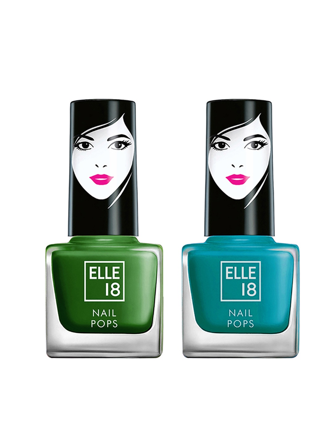 

ELLE 18 Green Set of 2 Nail Polish