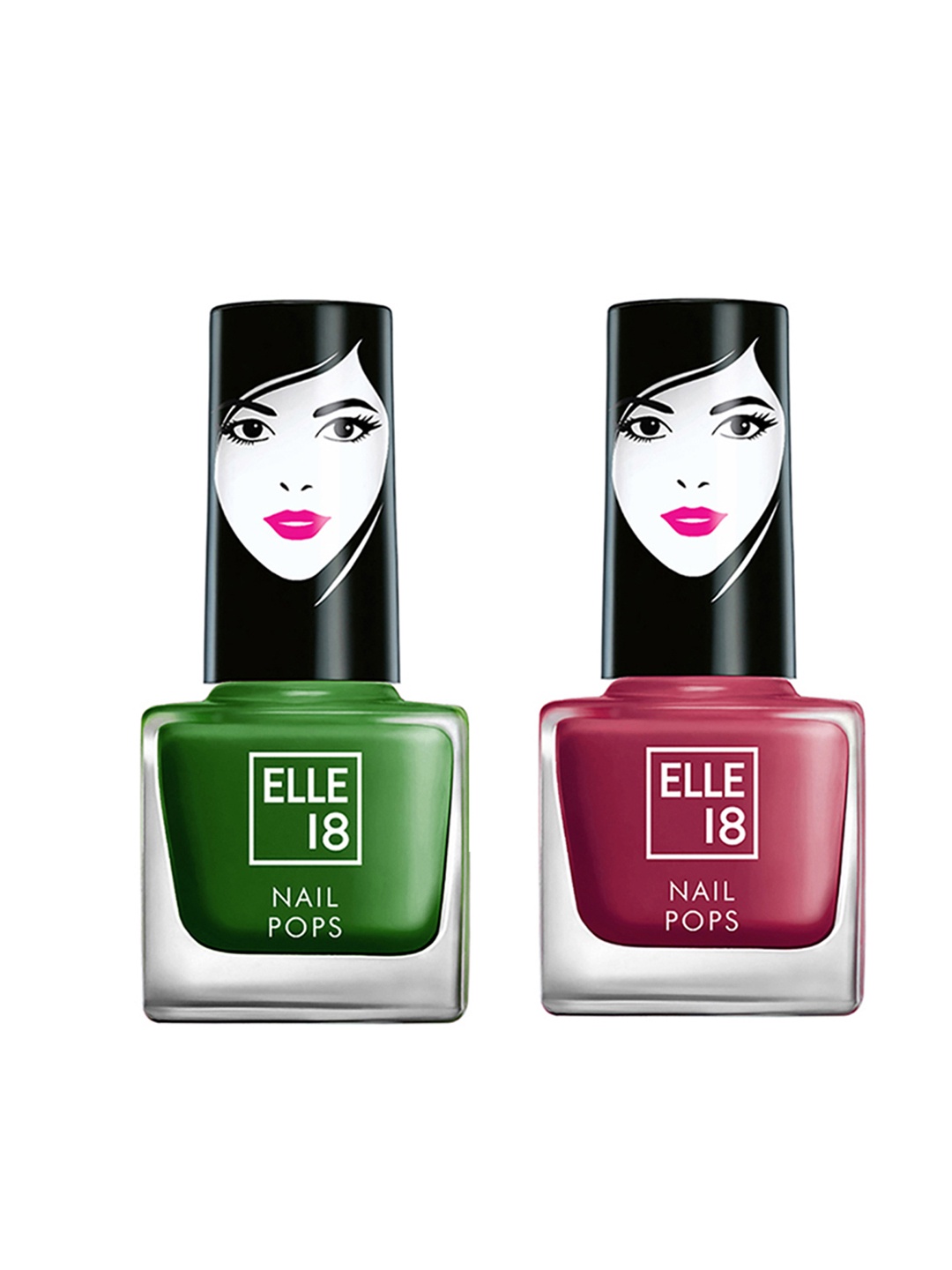 

ELLE 18 Green Set of 2 Nail Polish