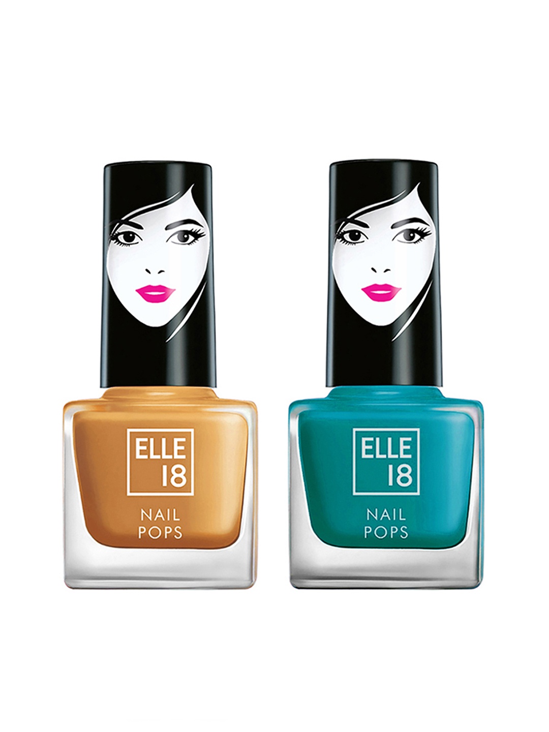 

ELLE 18 Blue Set of 2 Nail Polish