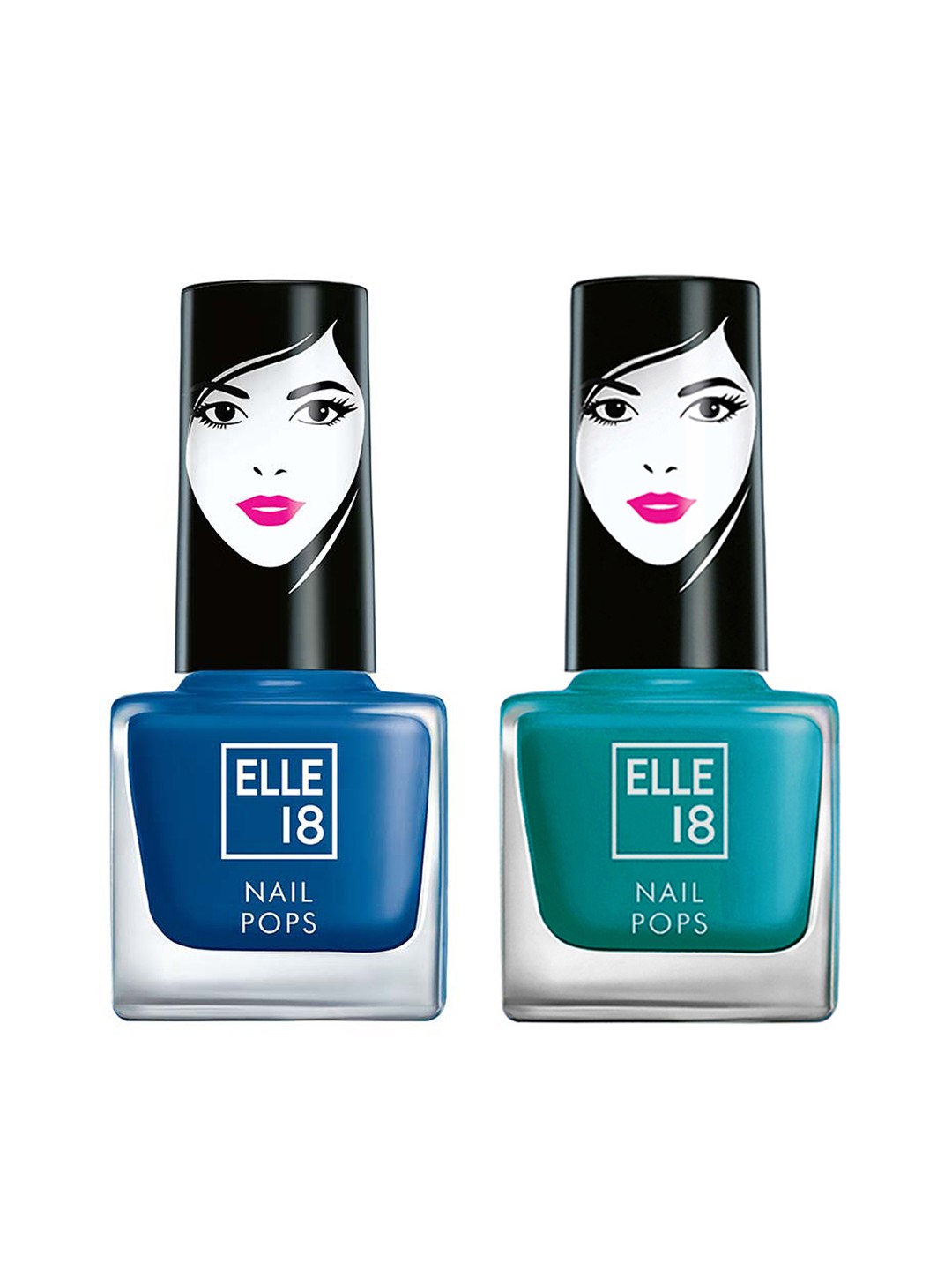 

ELLE 18 Nail Pops Nail Color Combo 155 - 136, Blue