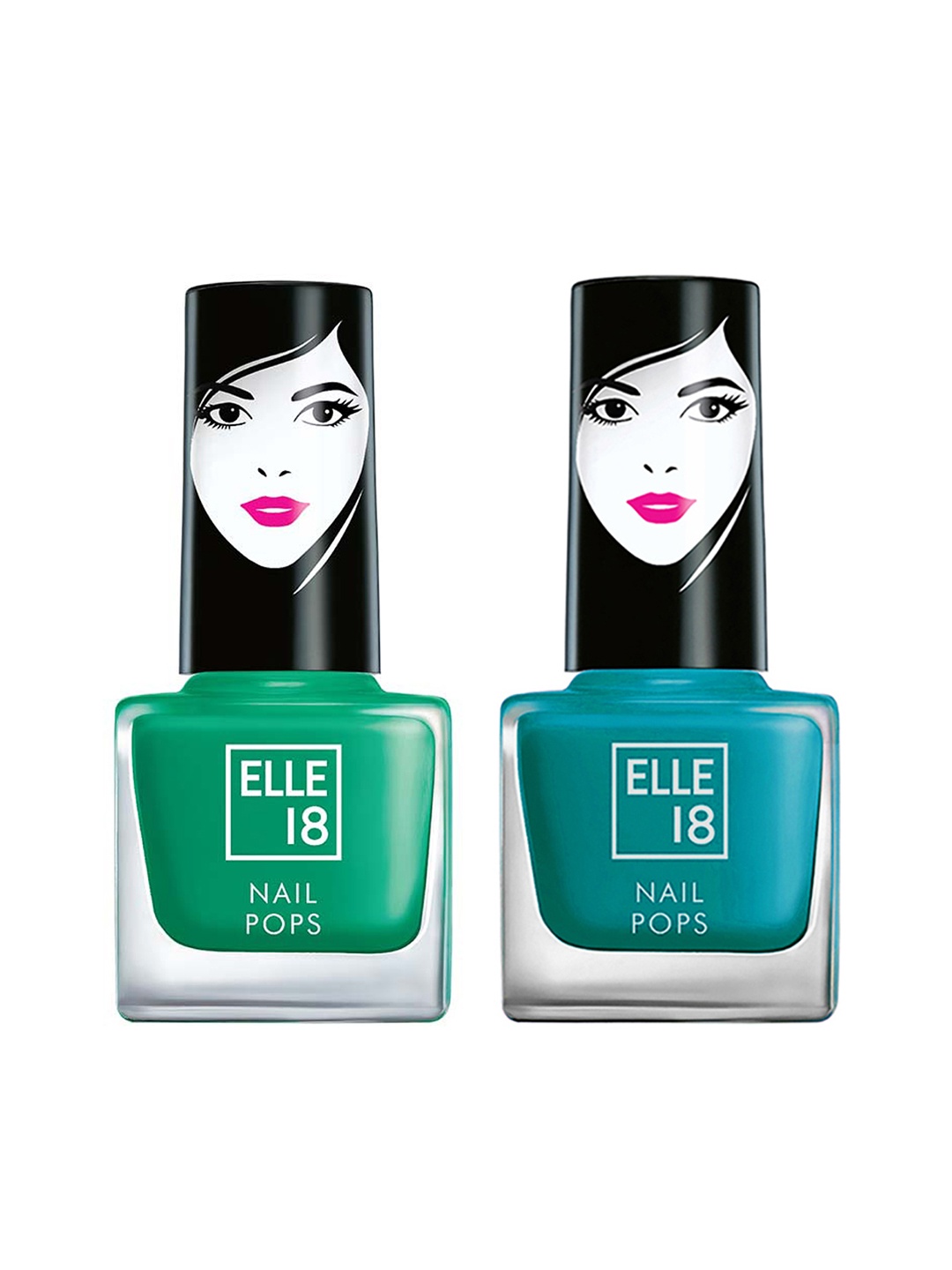 

ELLE 18 Blue Set of 2 Nail Polish