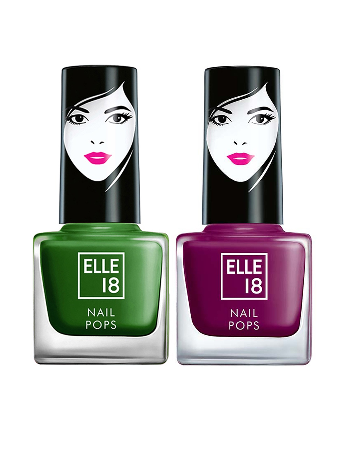 

ELLE 18 Nail Pops Nail Color Combo 157 - 30, Green