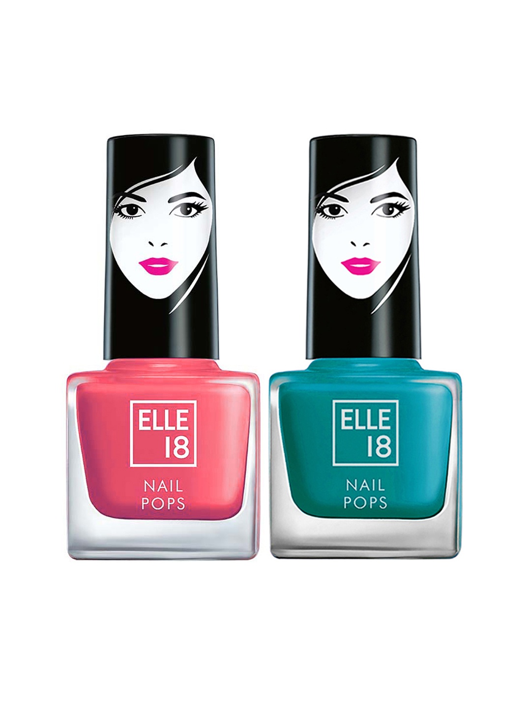 

ELLE 18 Nail Pops Nail Color Combo, Blue