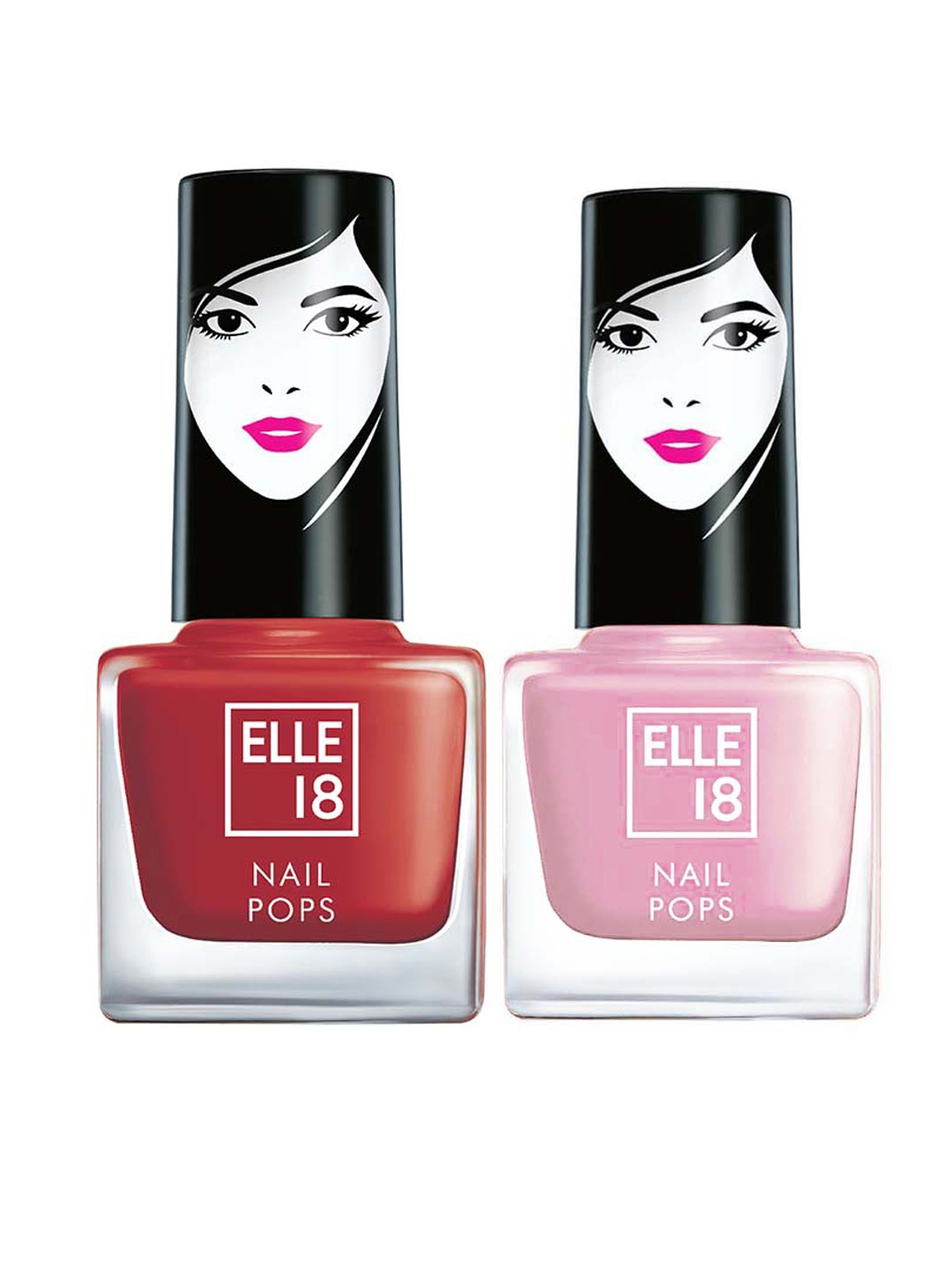 

ELLE 18 Pink Set of 2 Nail Polish