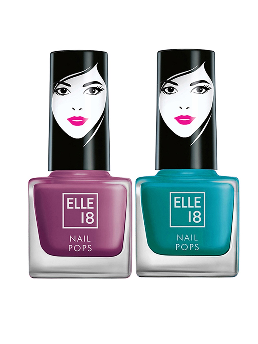 

ELLE 18 Nail Pops Nail Color Combo 161 - 155, Purple