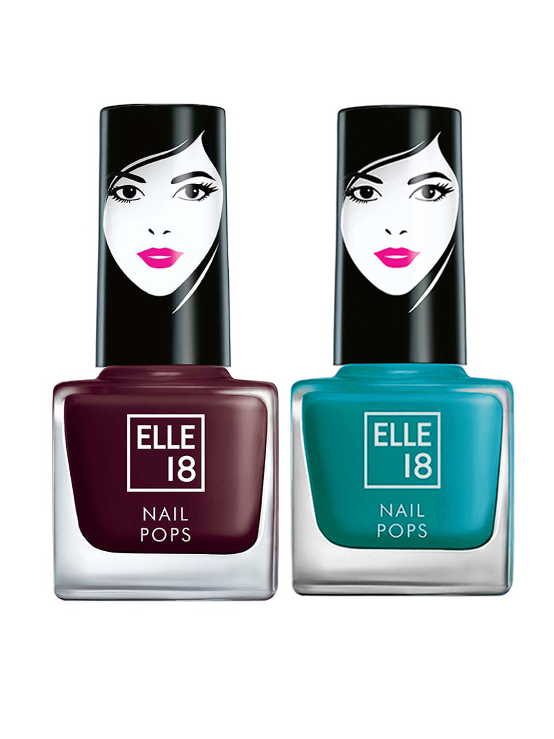 

ELLE 18 Blue Set of 2 Nail Polish