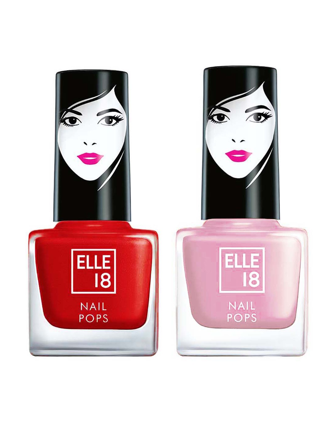 

ELLE 18 Nail Pops Nail Color Combo 28 - 129, Pink