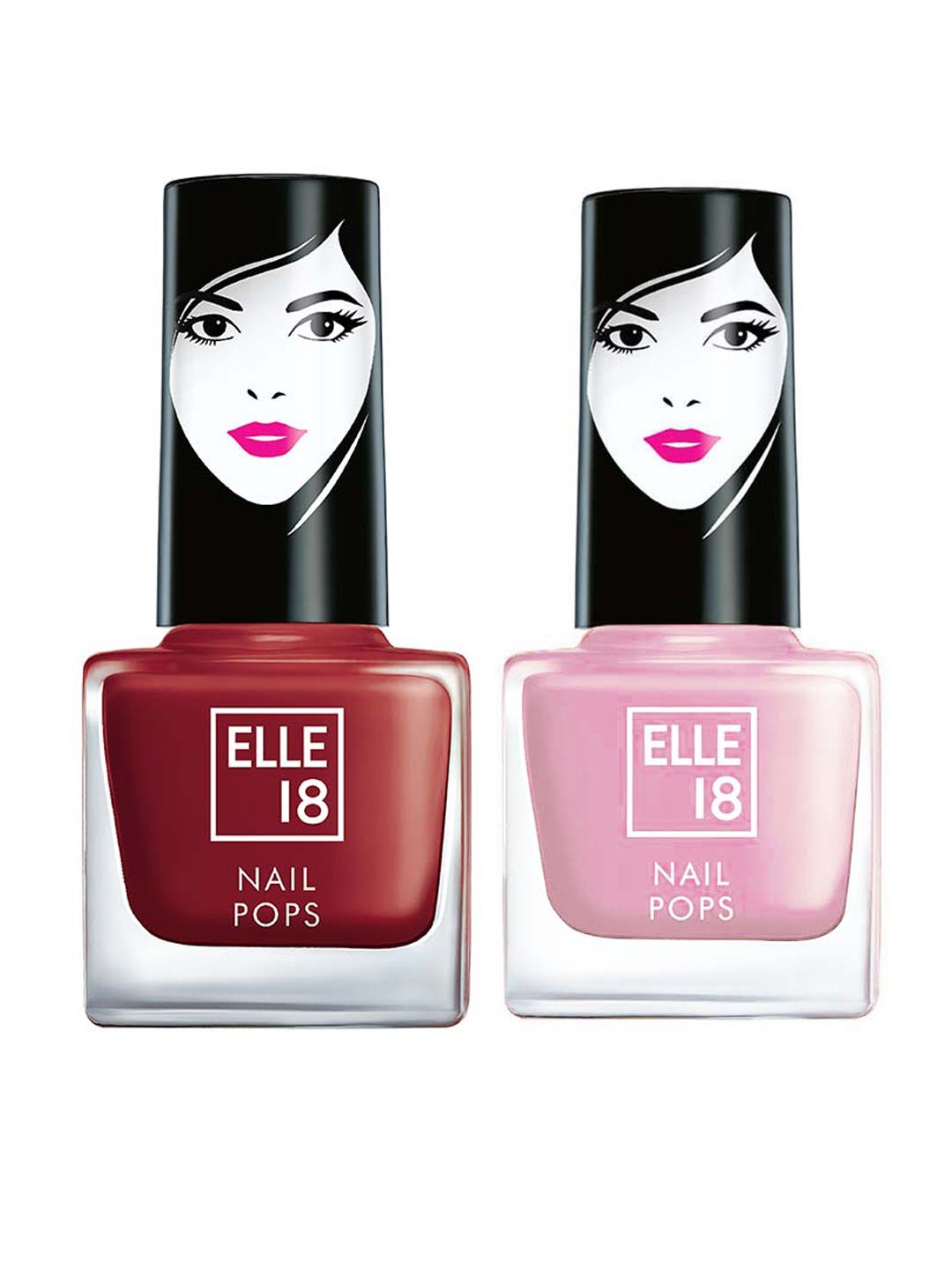 

ELLE 18 Nail Pops Nail Color Combo, Pink