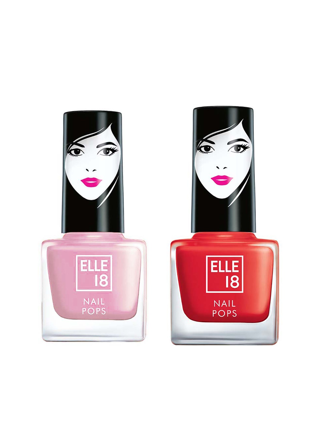 

ELLE 18 Nail Pops Nail Color Combo, Pink