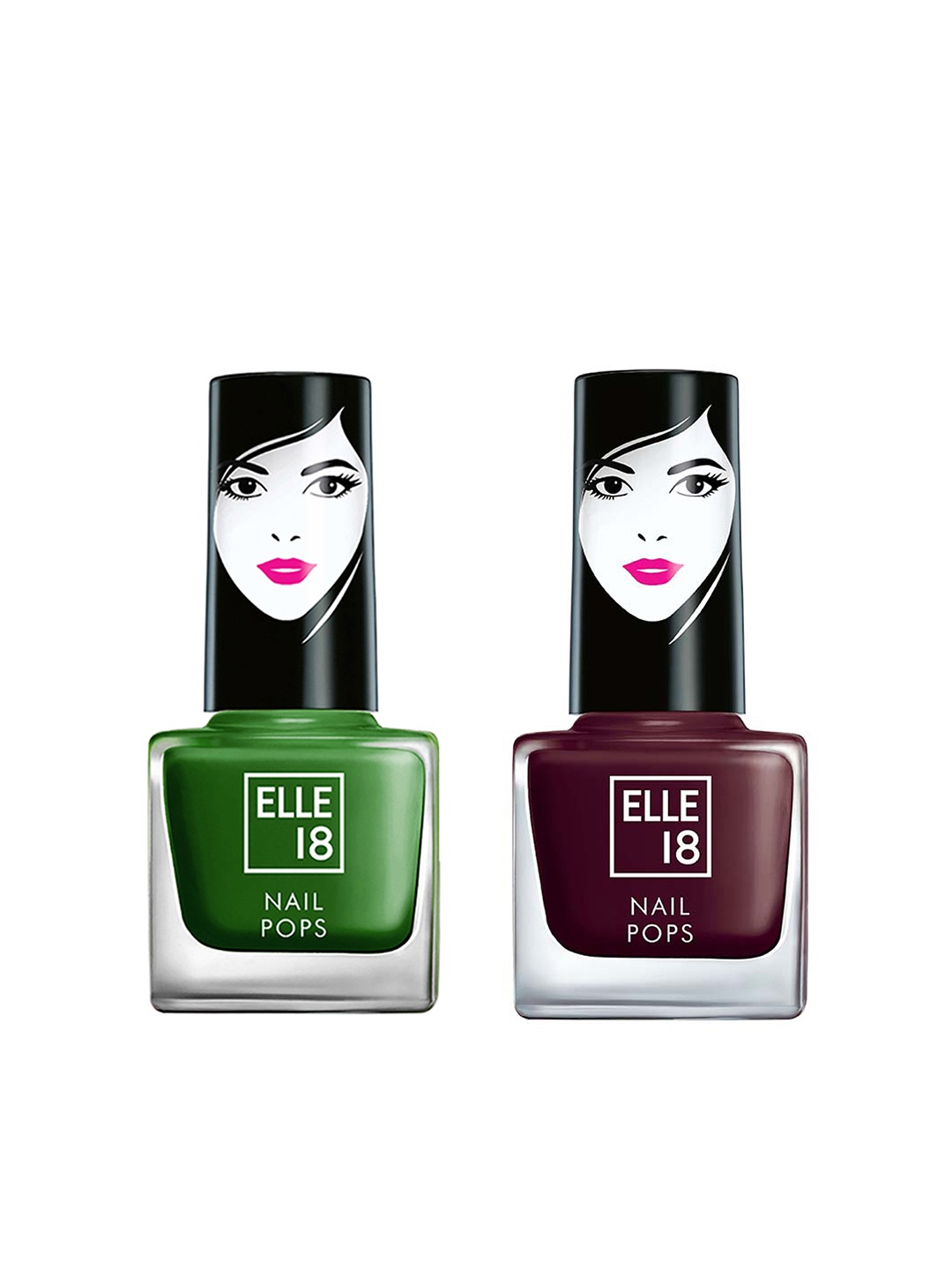 

ELLE 18 Nail Pops Nail Color Combo 157 - 132, Green