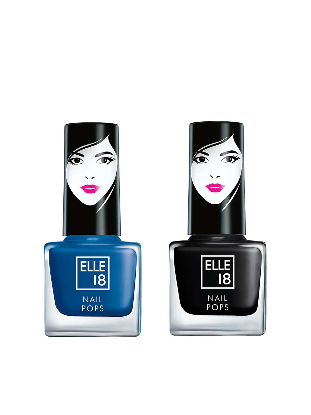 

ELLE 18 Black Set of 2 Nail Polish