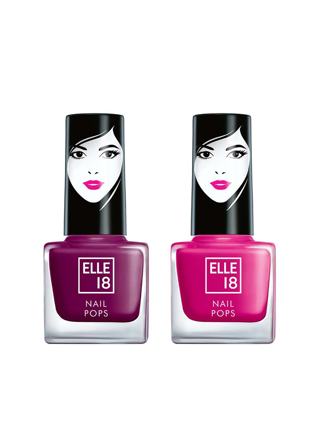 

ELLE 18 Pink Set of 2 Nail Polish