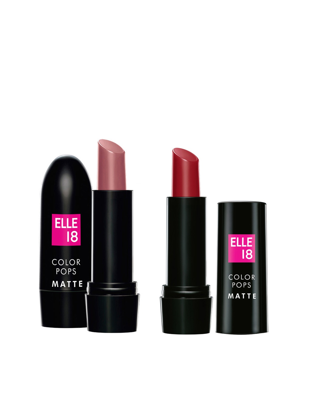 

ELLE 18 Color Pop Matte Lip Color Combo, Red