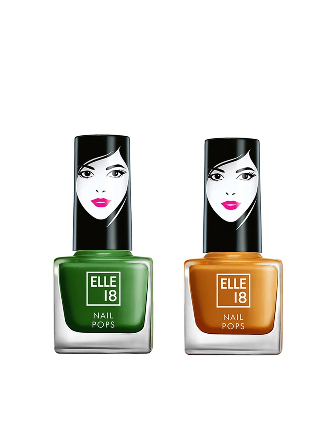 

ELLE 18 Nail Pops Nail Color Combo 157 - 166, Green