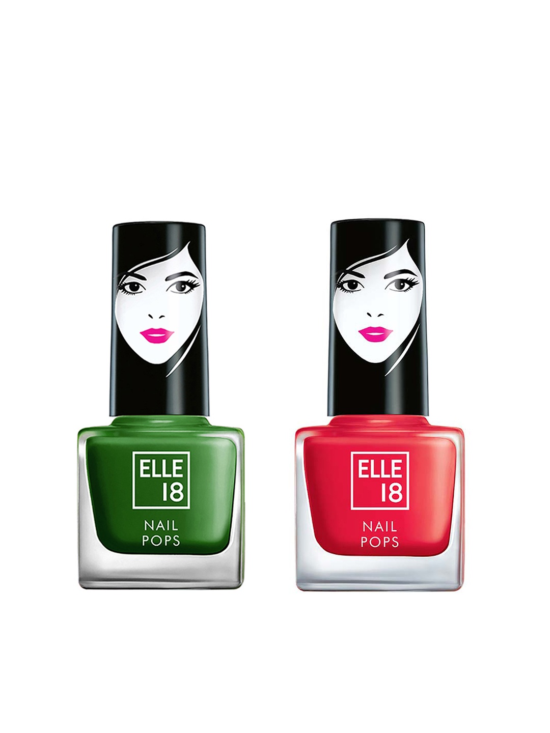 

ELLE 18 Green Set of 2 Nail Polish