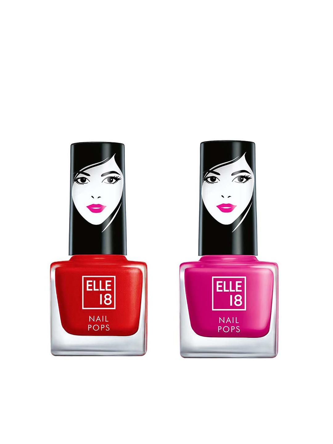 

ELLE 18 Nail Pops Nail Color Combo 68 - 129, Pink