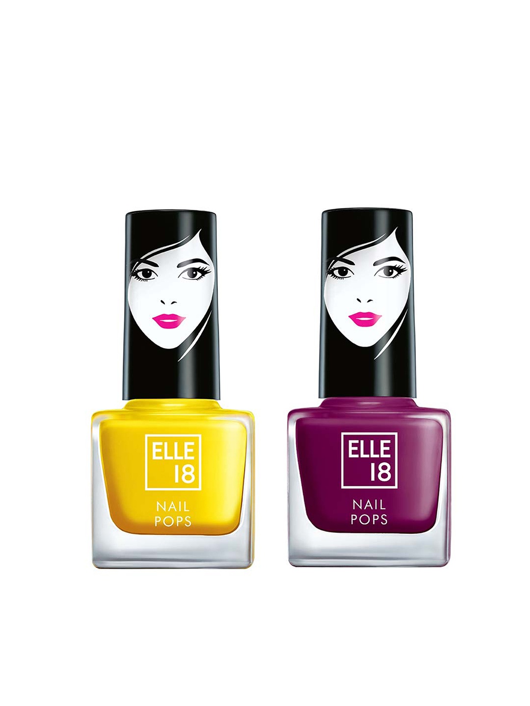 

ELLE 18 Nail Pops Nail Color Combo 30 - 135, Purple