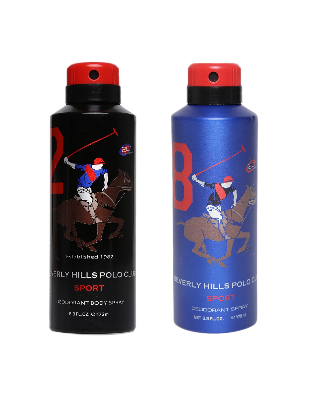 

Beverly Hills Polo Club Men Set of 2 Deodorant Combo, Blue