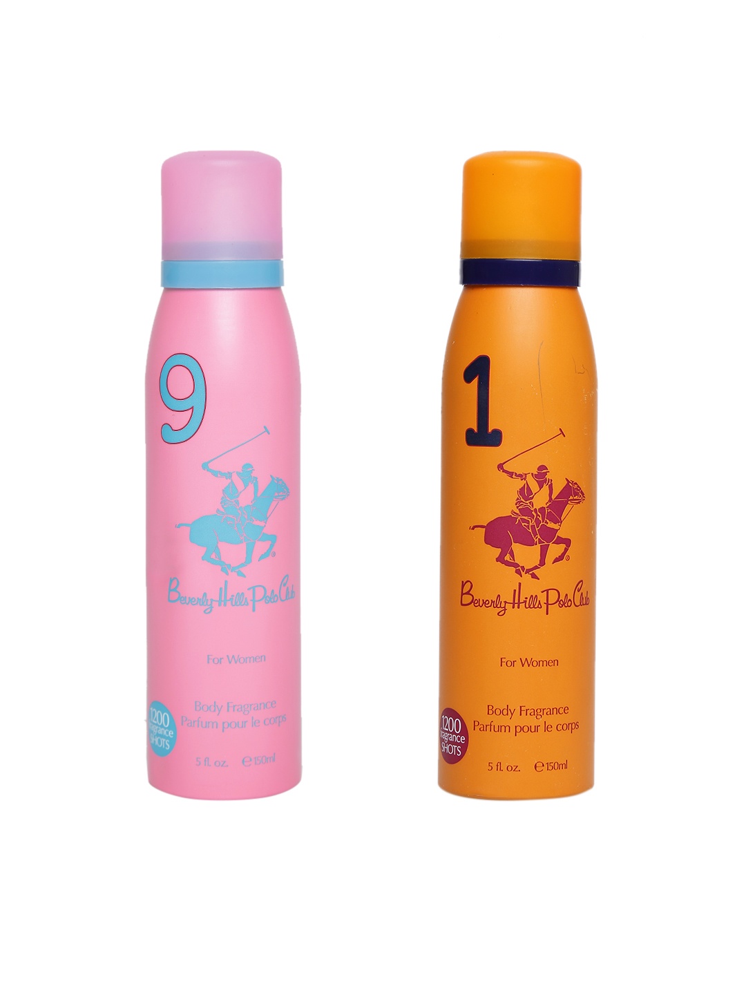 

Beverly Hills Polo Club Women Set of 2 Deodorant Combo, Orange