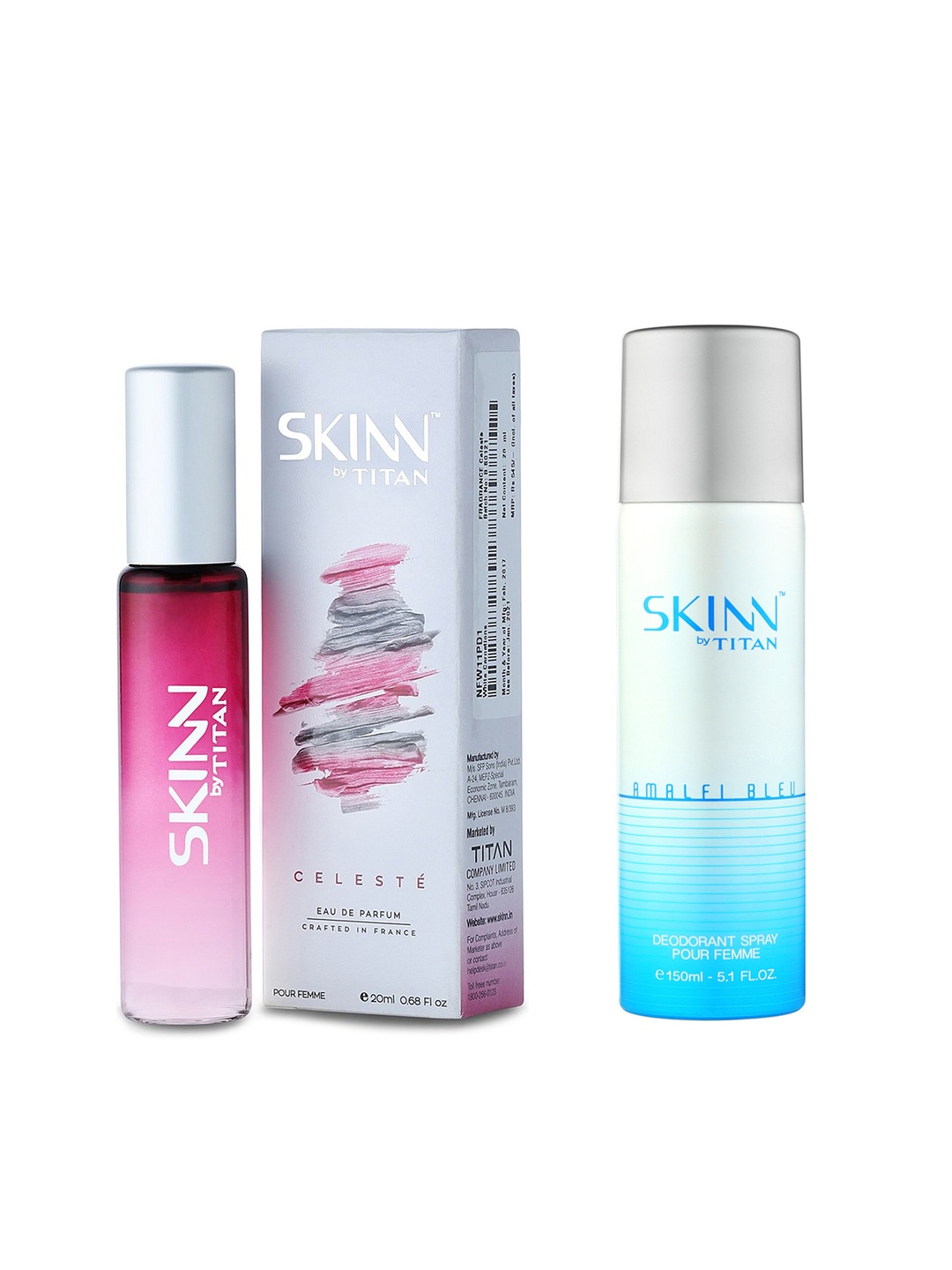

SKINN Women Eau de Parfum & Deodorant Combo, Pink