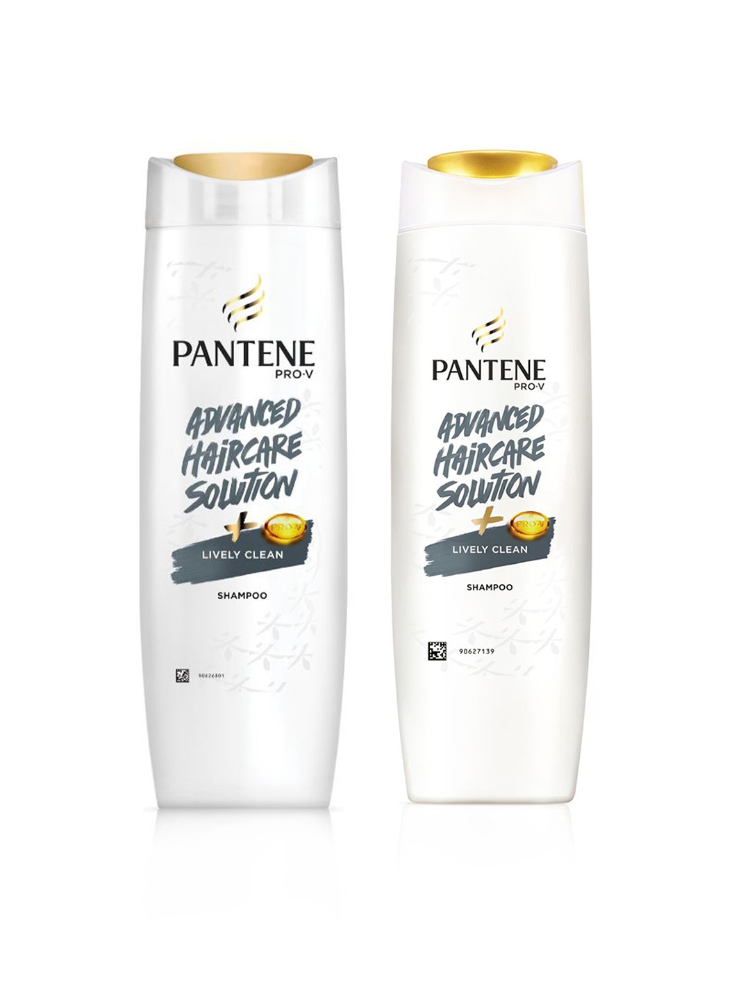 

Pantene Set of 2 Advanced Hair Care Solution Lively Clean Shampoo, White