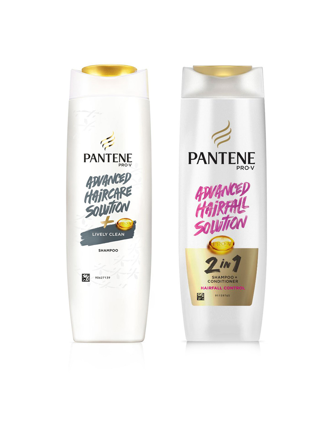 

Pantene Set of Advanced Hair Shampoo & 2 in 1 Shampoo+ Conditioner, White