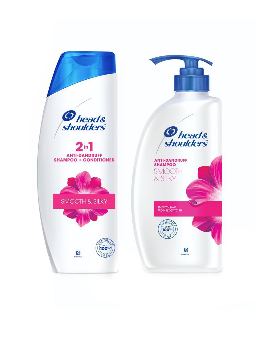 

Head & Shoulders Set of 2 Smooth & Silky Anti-Dandruff Shampoo, White