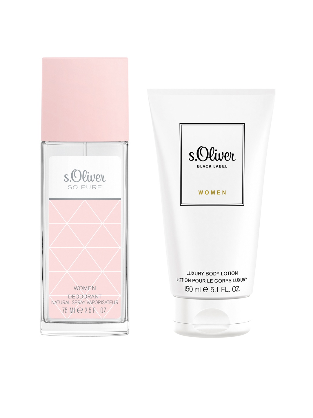 

s.Oliver Women Set of Body Deodorant Spray & Body Lotion, Pink