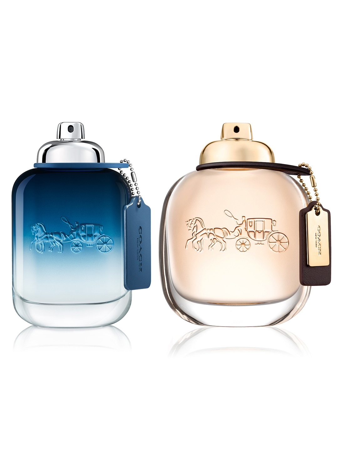 

Coach Men Eau de Toilette & Women Eau de Parfum Set, Transparent