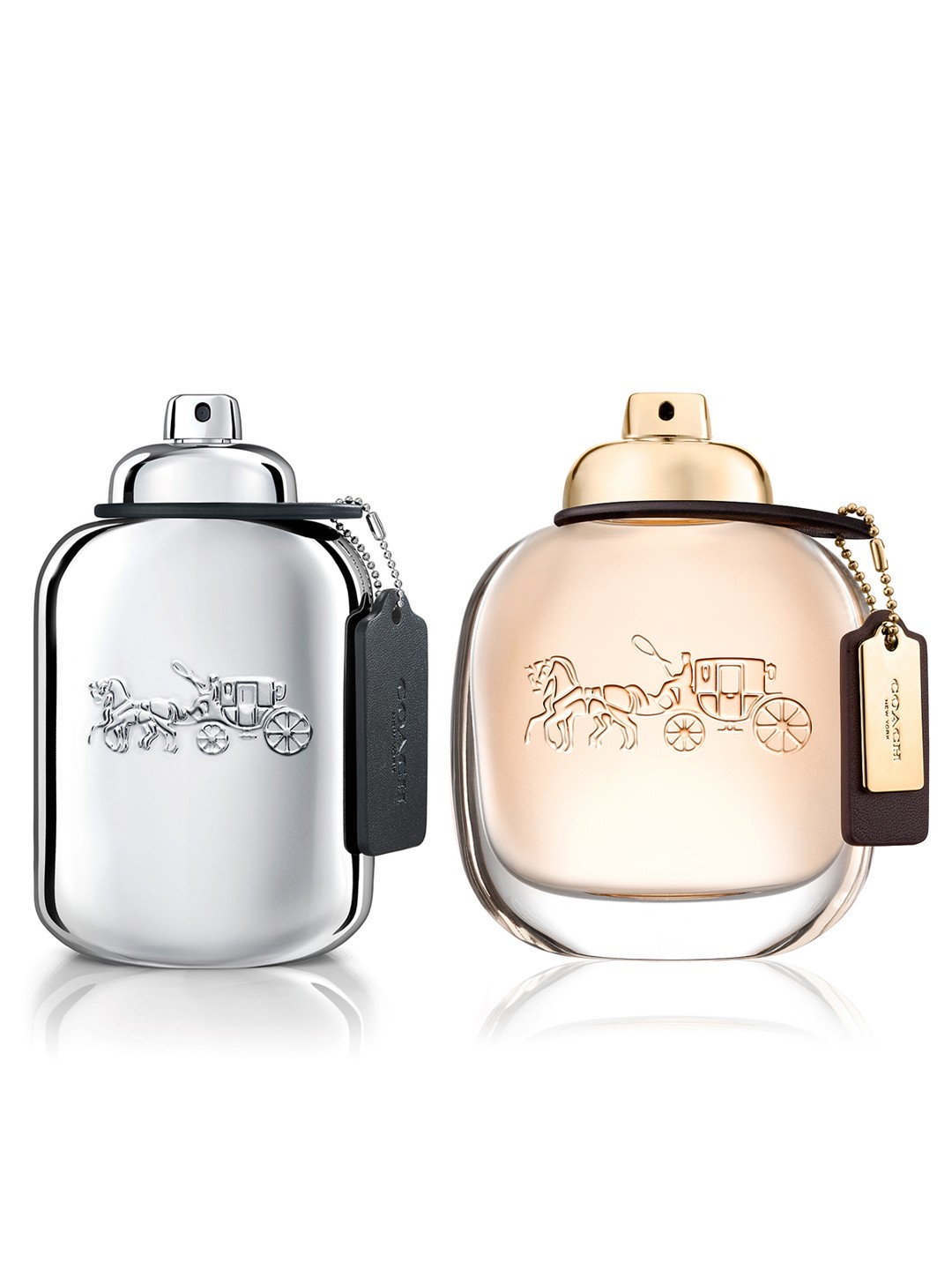 

Coach Men New York Platinum Eau de Parfum & Women Eau de Parfum, Silver