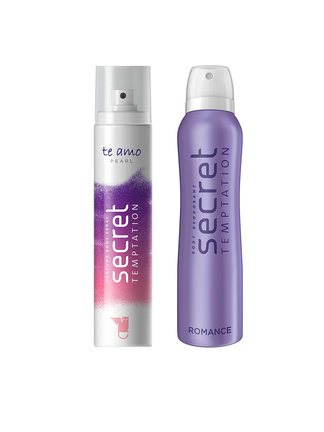 

Secret Temptation Set of 2 Deodorant Perfume Body Sprays, White