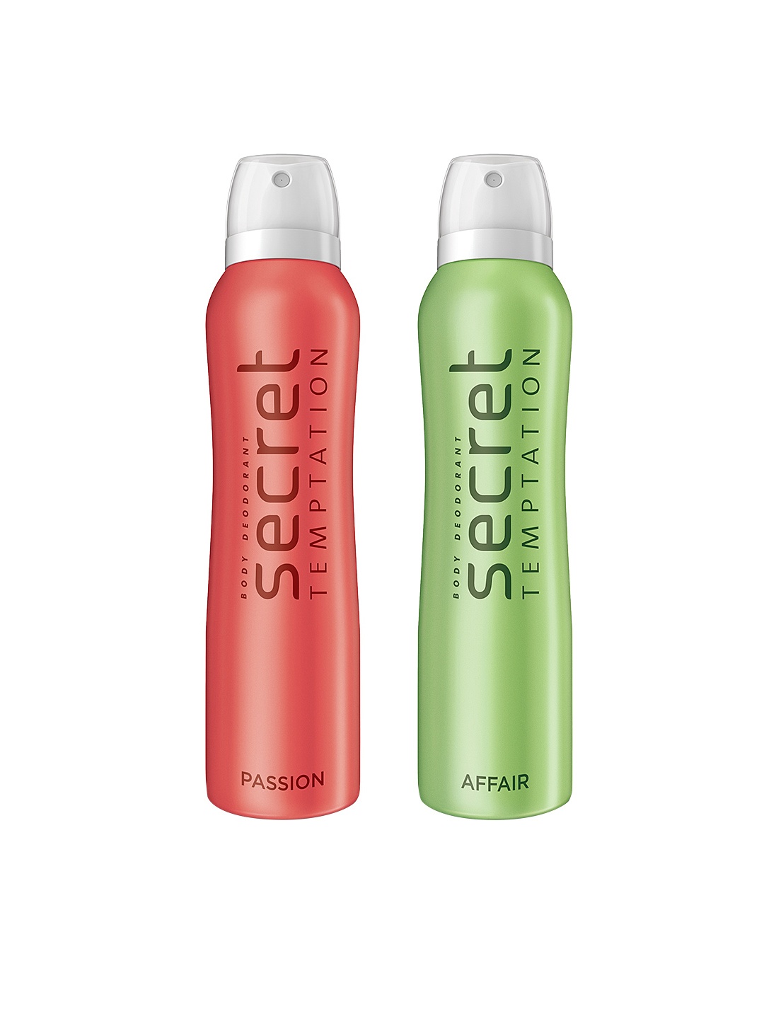 

Secret Temptation Set of 2 Deodorant Body Sprays, Green