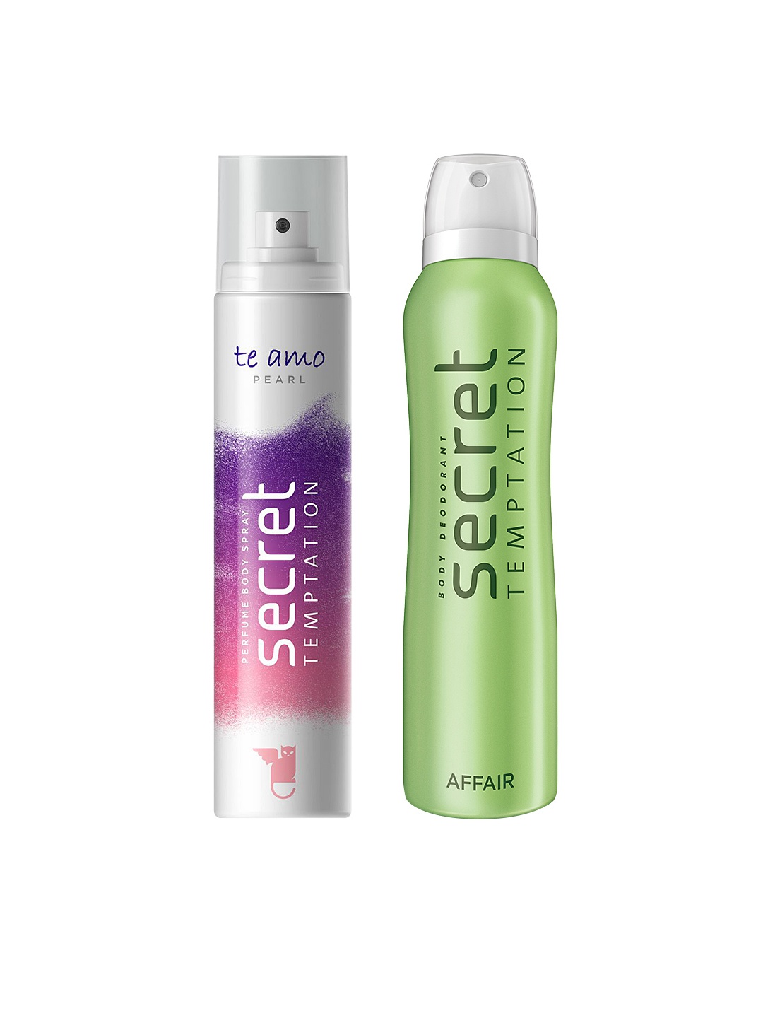 

Secret Temptation Set of 2 Body Sprays, White