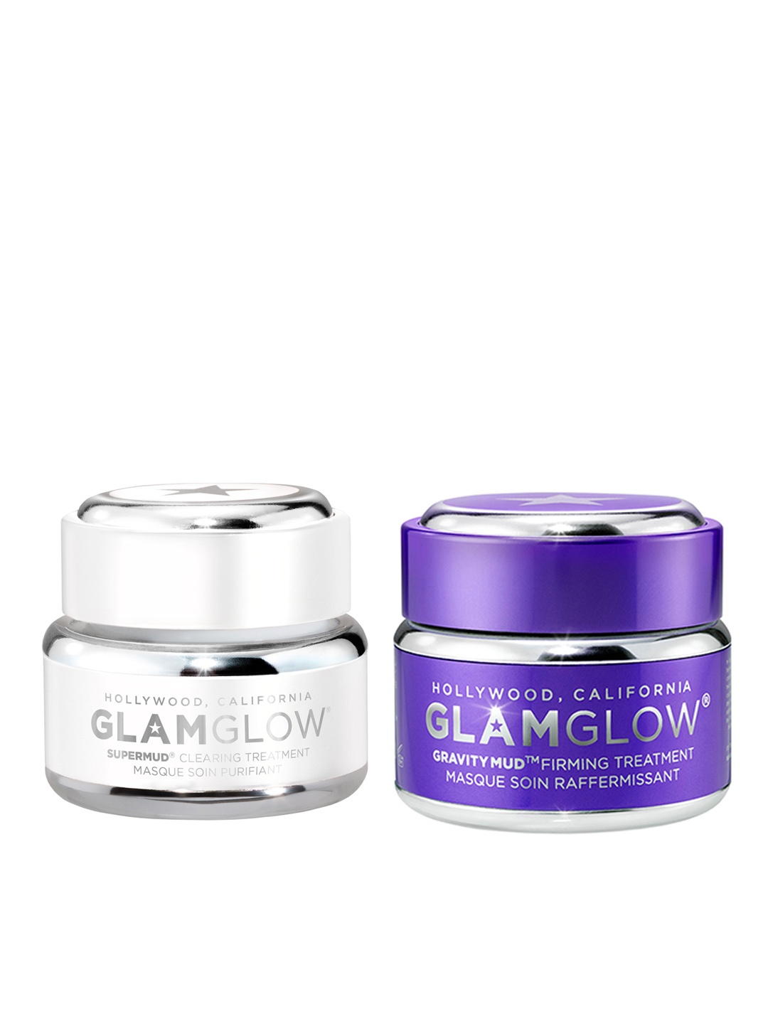 

GLAMGLOW Set of Supermud Mask & Firming Treatment Mask, White