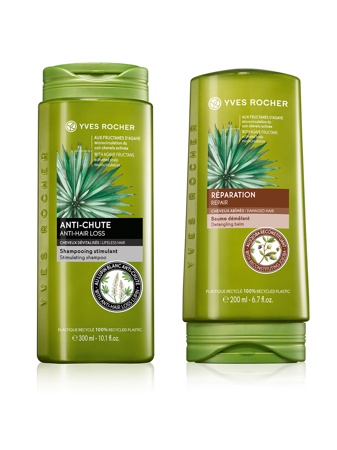 

YVES ROCHER Set of 2 Sustainable Shampoo & Conditioner, Green