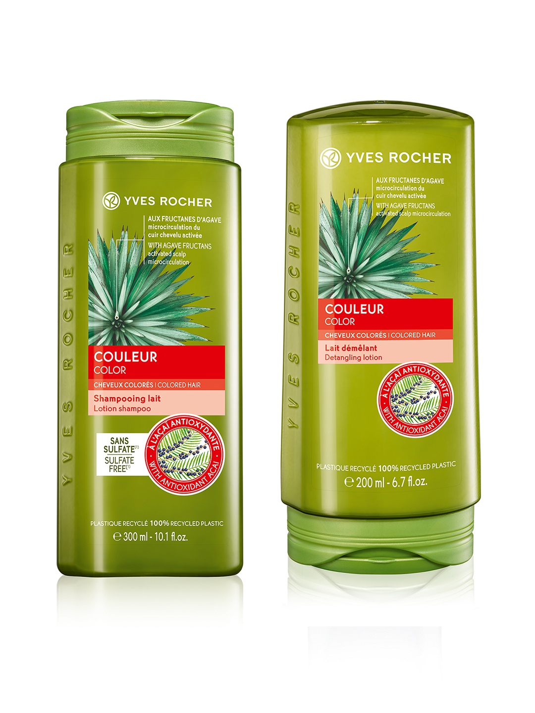 

YVES ROCHER Set of Sustainable Shampoo & Conditioner, Green