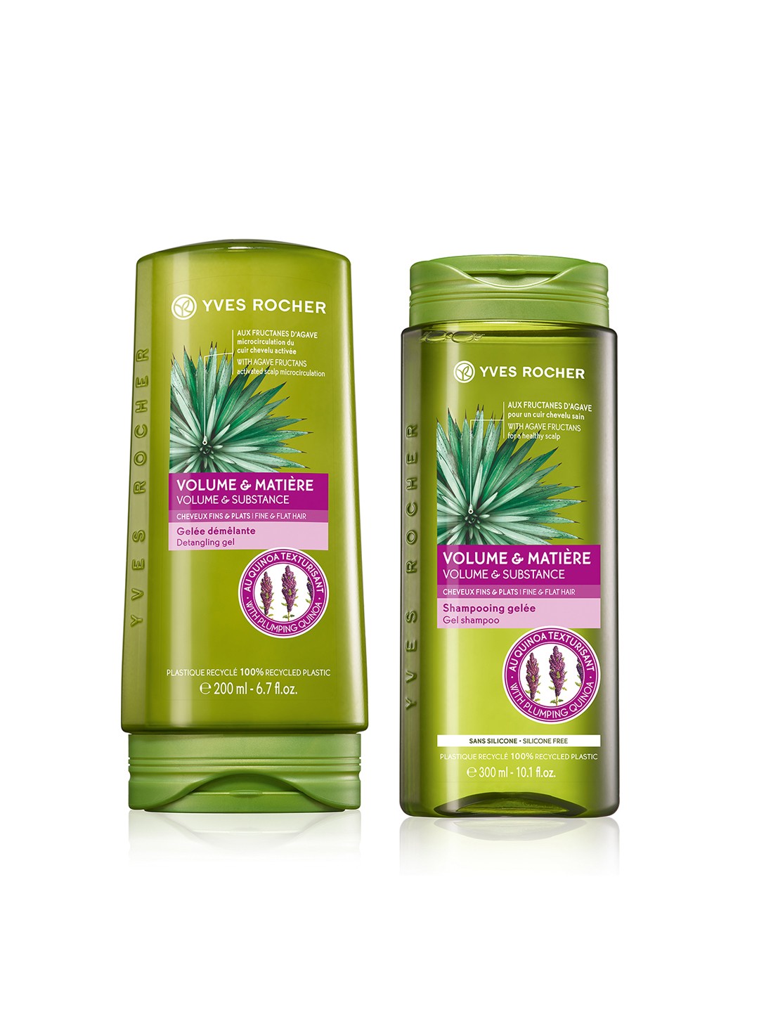 

YVES ROCHER Set of 2 Sustainable Shampoo & Detangling Gel, Na