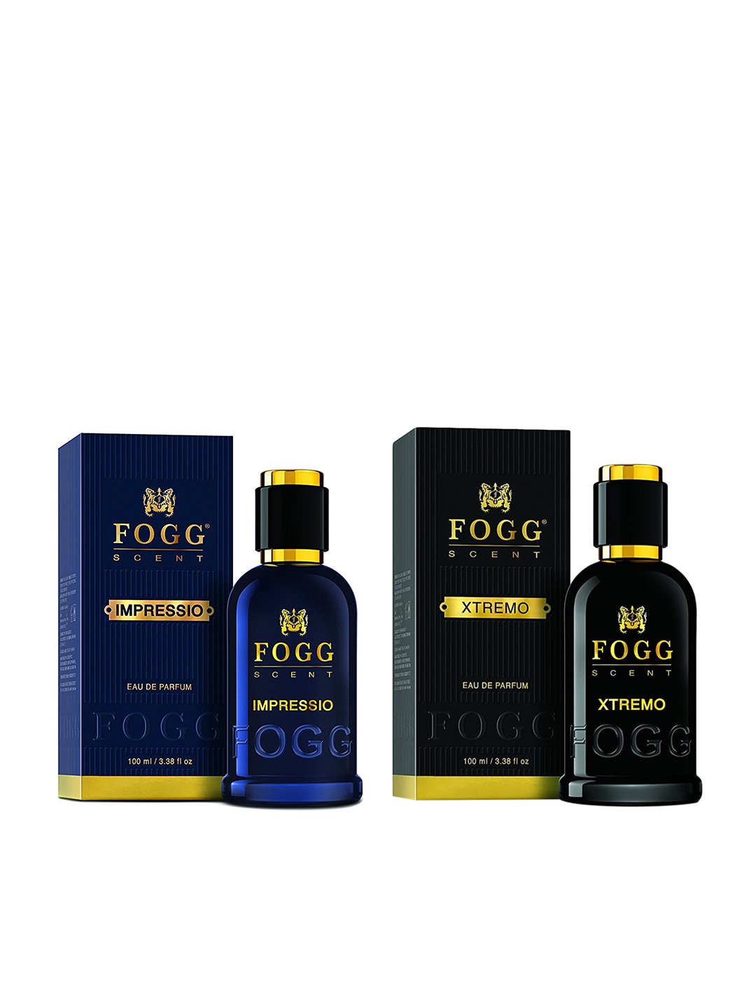 

Fogg Men Set of 2 Eau de Parfum, Black