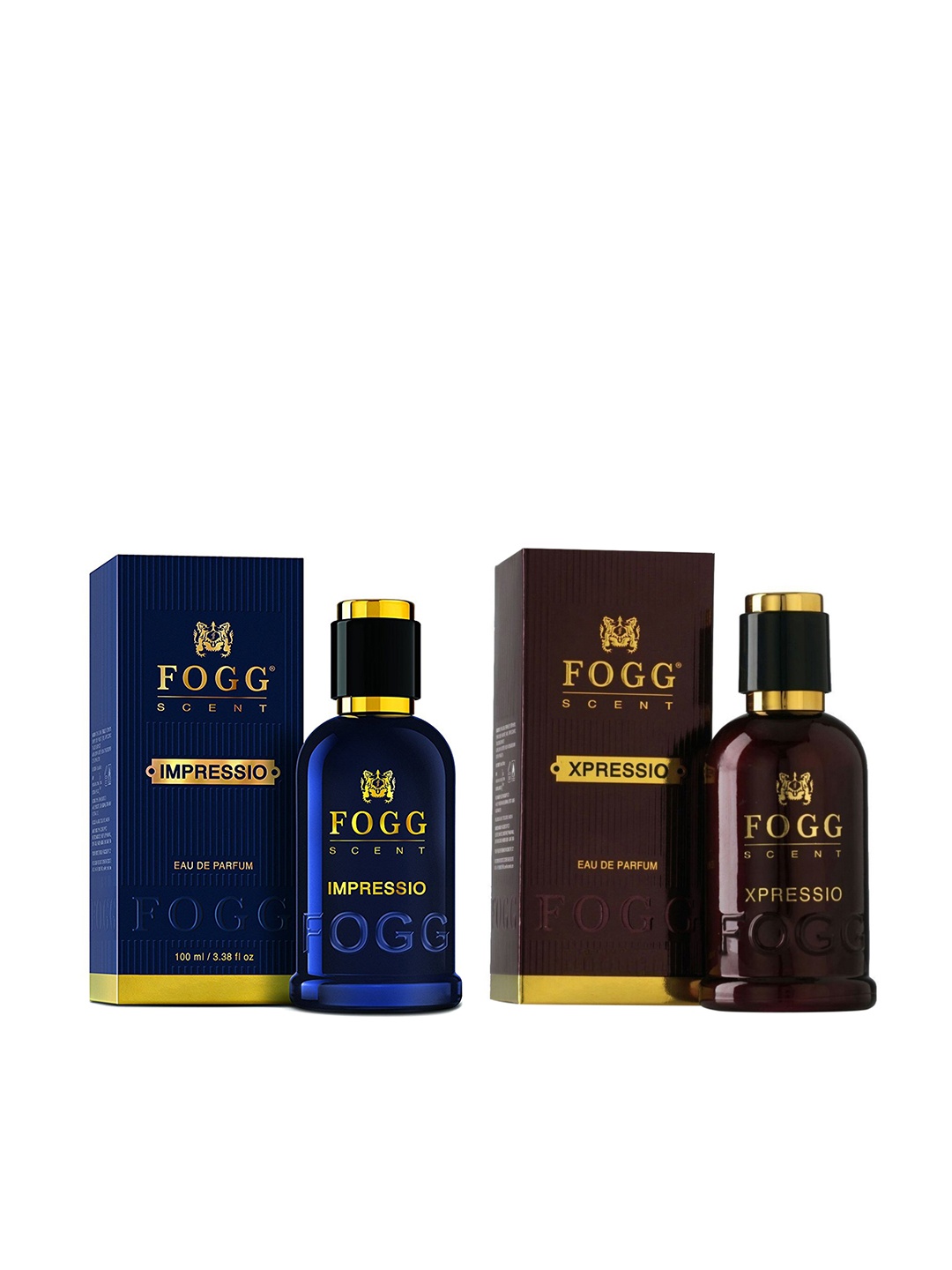 

Fogg Men Set of 2 Eau de Parfum, Navy blue