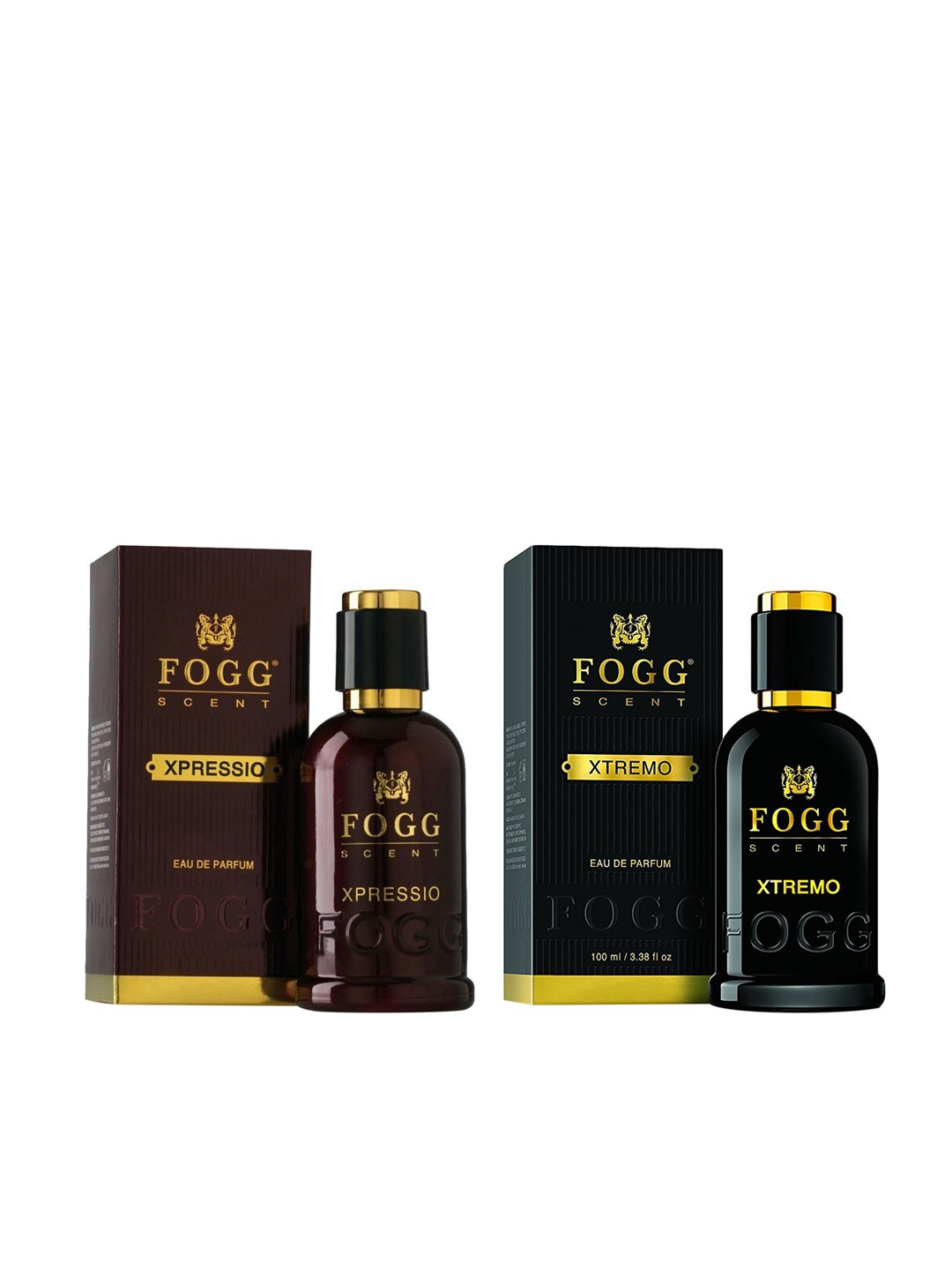 

Fogg Men Set of 2 Eau de Parfum, Black